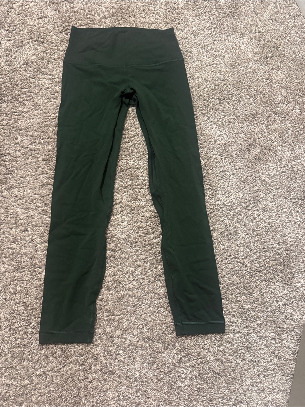 lululemon athletica women’s High-Rise Align Leggings in Forest Green